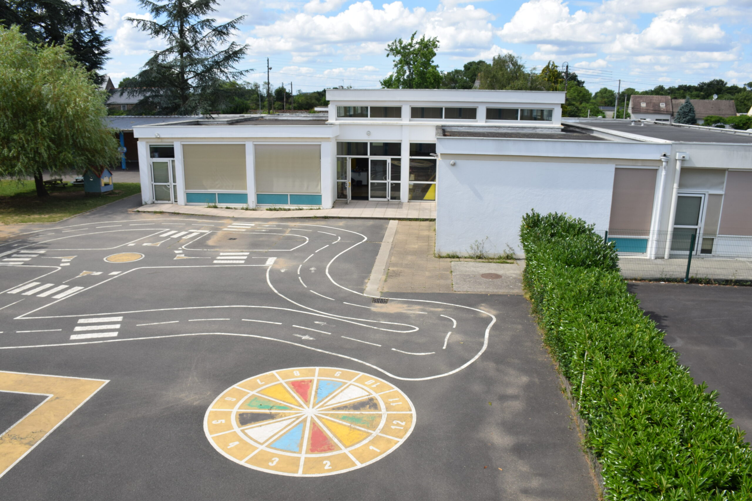 La cour de l'école Alexandre Bernard