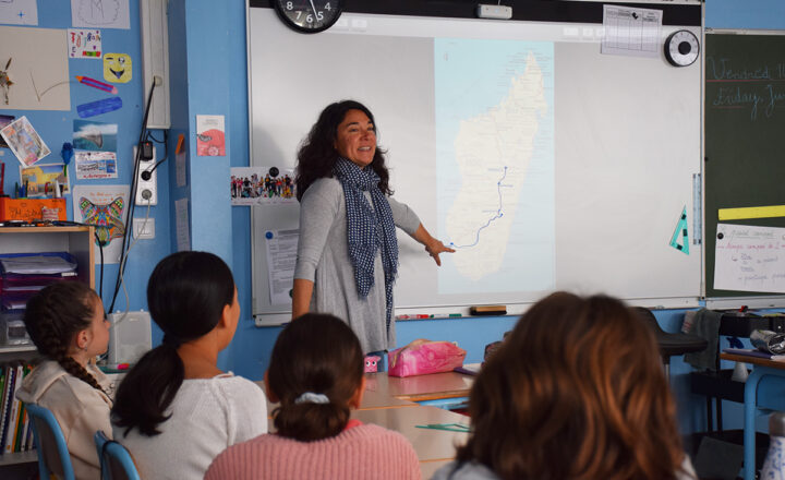 Intervention de Tatiana Miralles à l'école Mme de Sévigné